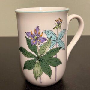 Vintage OTAGIRI Japan Floral Porcelain Mug Coffee Tea Cup